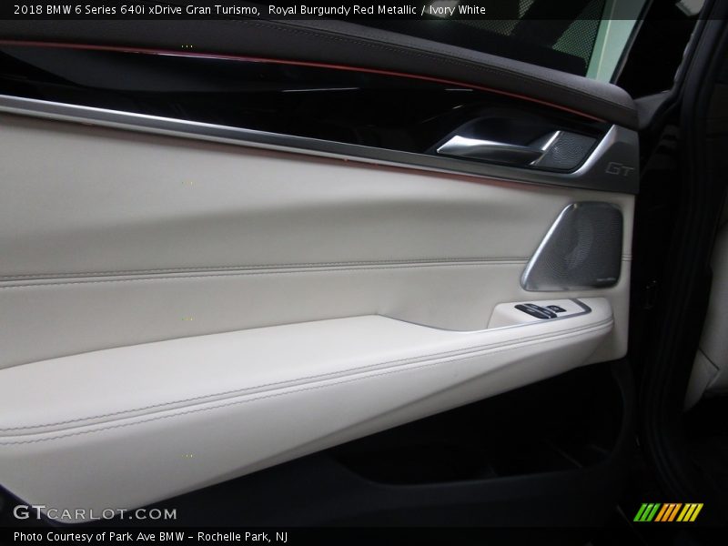 Royal Burgundy Red Metallic / Ivory White 2018 BMW 6 Series 640i xDrive Gran Turismo