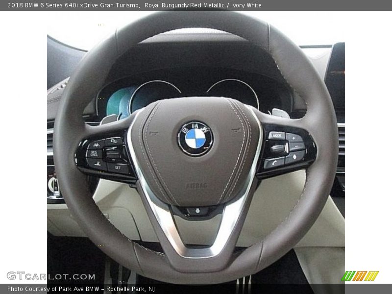 Royal Burgundy Red Metallic / Ivory White 2018 BMW 6 Series 640i xDrive Gran Turismo