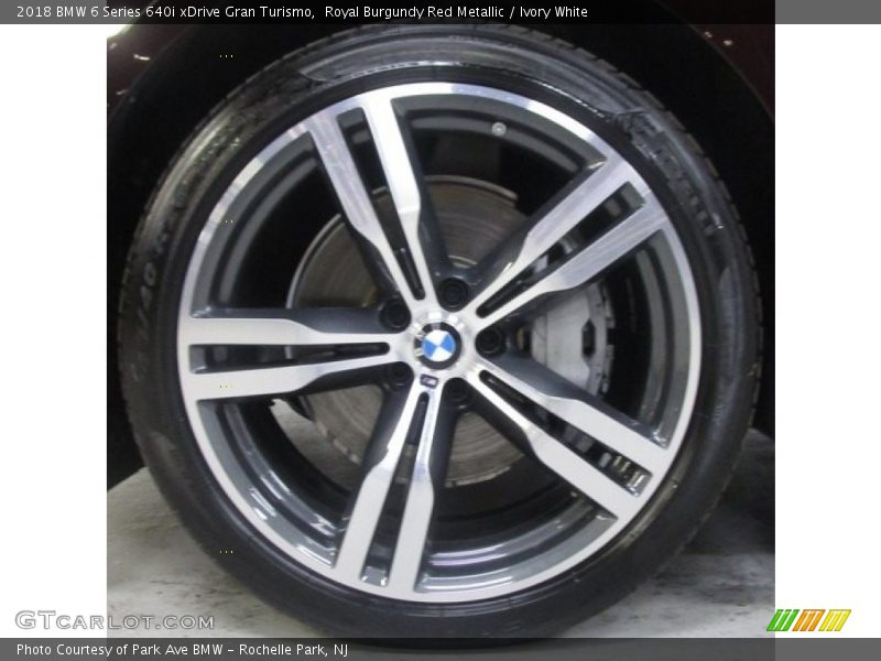 Royal Burgundy Red Metallic / Ivory White 2018 BMW 6 Series 640i xDrive Gran Turismo