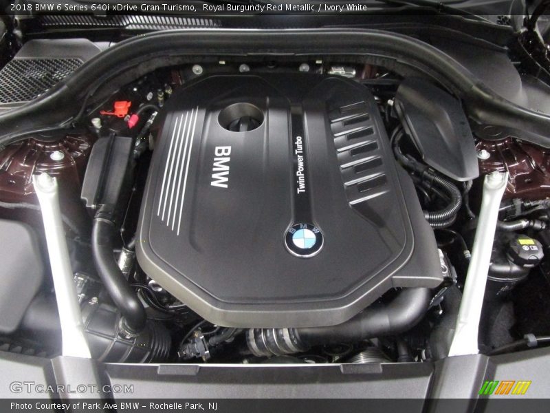 Royal Burgundy Red Metallic / Ivory White 2018 BMW 6 Series 640i xDrive Gran Turismo
