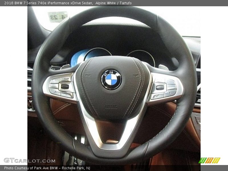 Alpine White / Tartufo 2018 BMW 7 Series 740e iPerformance xDrive Sedan
