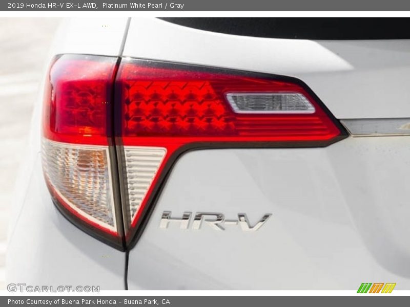 Platinum White Pearl / Gray 2019 Honda HR-V EX-L AWD