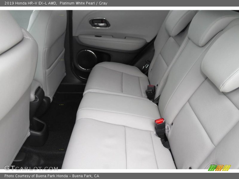 Platinum White Pearl / Gray 2019 Honda HR-V EX-L AWD