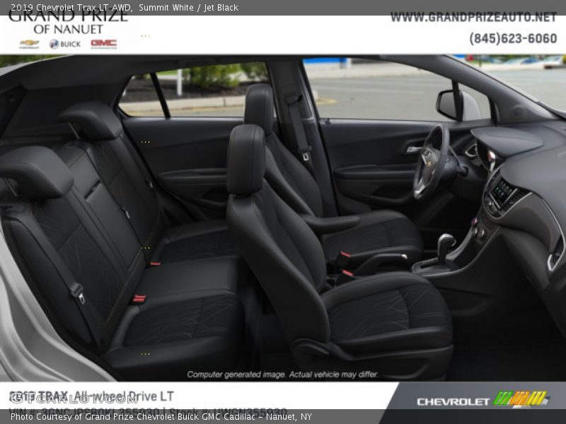 Summit White / Jet Black 2019 Chevrolet Trax LT AWD
