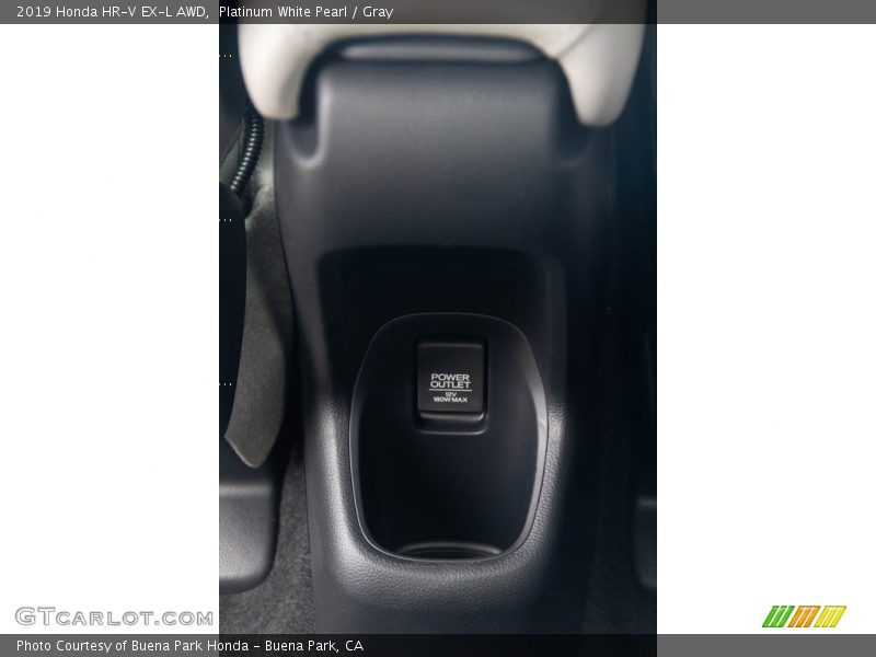 Platinum White Pearl / Gray 2019 Honda HR-V EX-L AWD