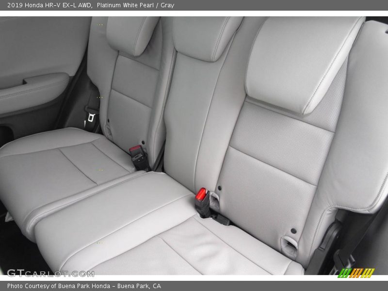 Platinum White Pearl / Gray 2019 Honda HR-V EX-L AWD