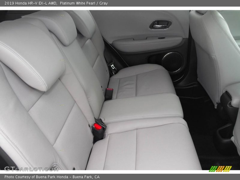 Platinum White Pearl / Gray 2019 Honda HR-V EX-L AWD