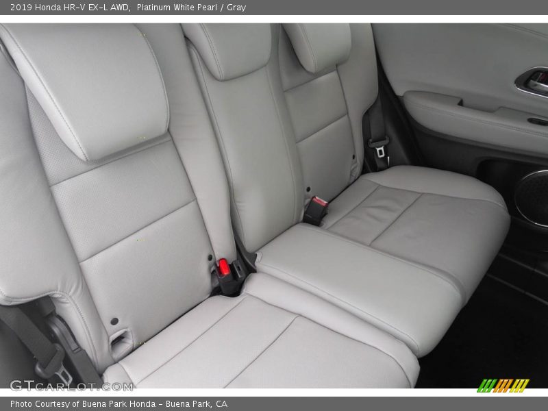Platinum White Pearl / Gray 2019 Honda HR-V EX-L AWD