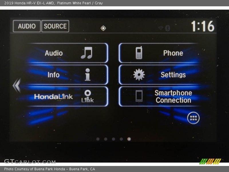 Platinum White Pearl / Gray 2019 Honda HR-V EX-L AWD
