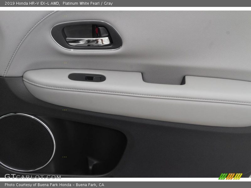 Platinum White Pearl / Gray 2019 Honda HR-V EX-L AWD