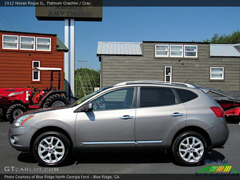 Platinum Graphite / Gray 2012 Nissan Rogue SL