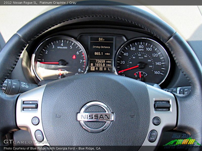 Platinum Graphite / Gray 2012 Nissan Rogue SL