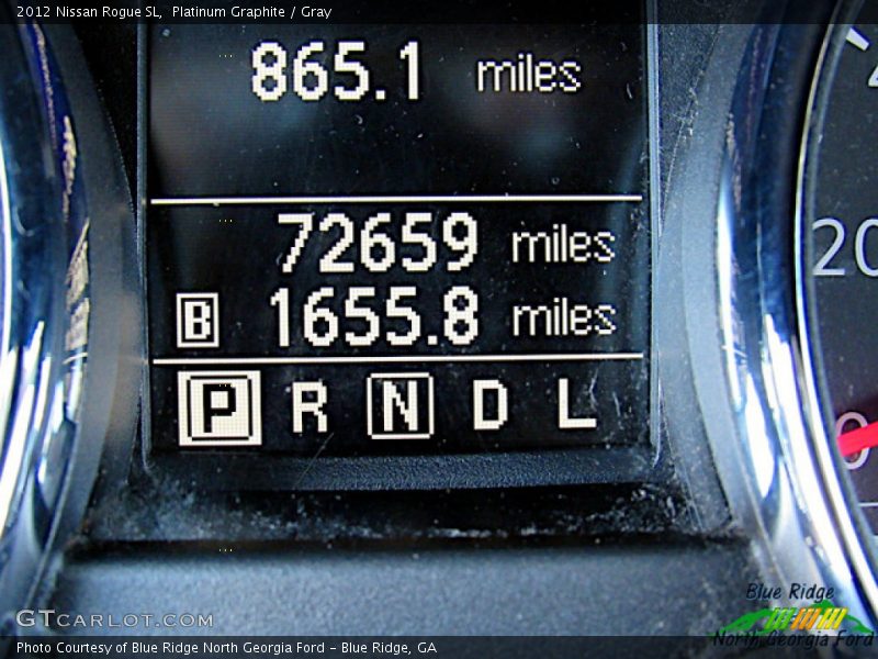 Platinum Graphite / Gray 2012 Nissan Rogue SL