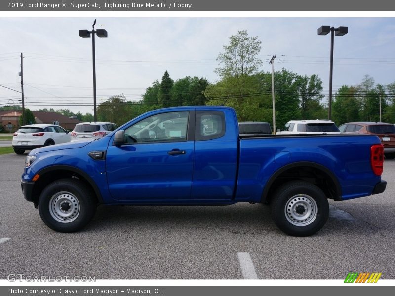  2019 Ranger XL SuperCab Lightning Blue Metallic