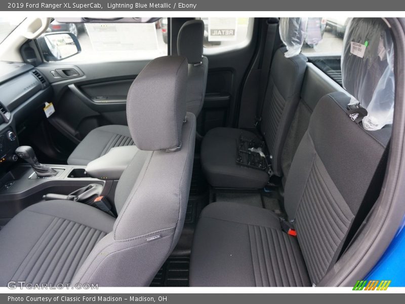 Rear Seat of 2019 Ranger XL SuperCab