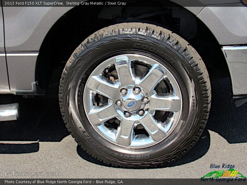 Sterling Gray Metallic / Steel Gray 2013 Ford F150 XLT SuperCrew