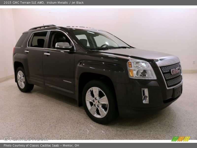 Iridium Metallic / Jet Black 2015 GMC Terrain SLE AWD