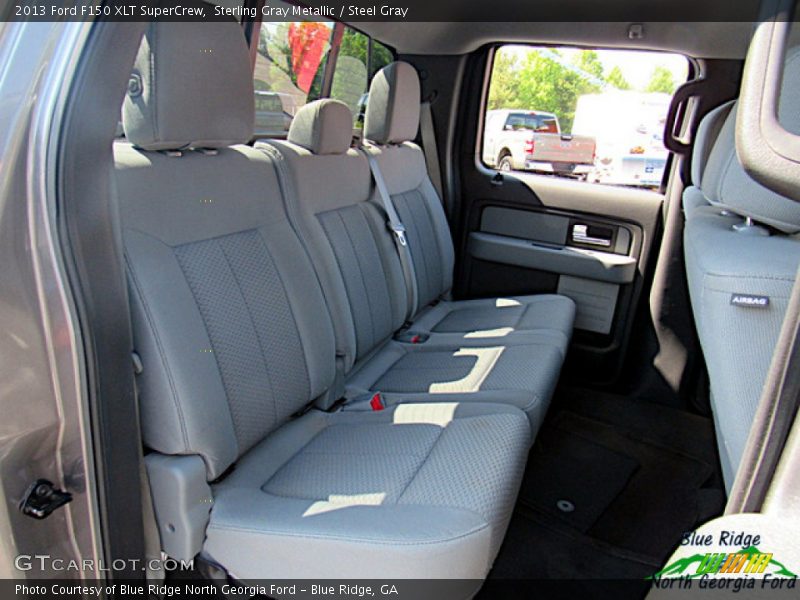 Sterling Gray Metallic / Steel Gray 2013 Ford F150 XLT SuperCrew