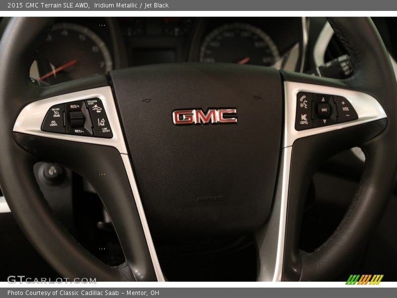 Iridium Metallic / Jet Black 2015 GMC Terrain SLE AWD