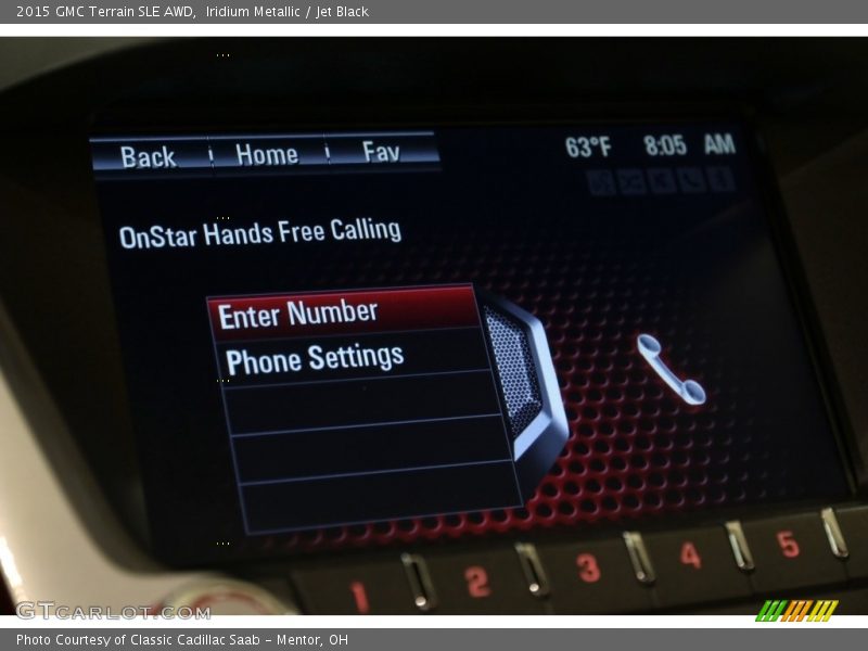 Iridium Metallic / Jet Black 2015 GMC Terrain SLE AWD