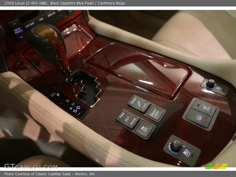 Black Sapphire Blue Pearl / Cashmere Beige 2009 Lexus LS 460 AWD