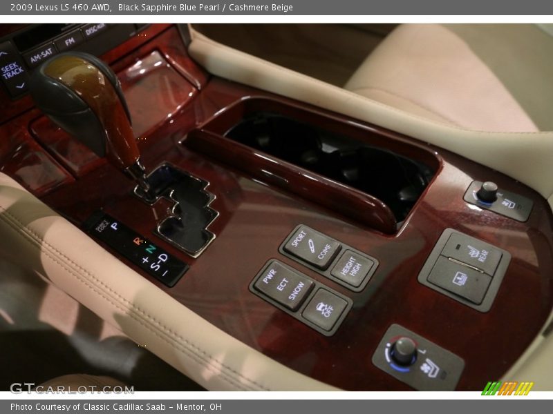 Black Sapphire Blue Pearl / Cashmere Beige 2009 Lexus LS 460 AWD