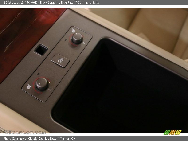 Black Sapphire Blue Pearl / Cashmere Beige 2009 Lexus LS 460 AWD
