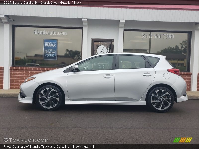 Classic Silver Metallic / Black 2017 Toyota Corolla iM