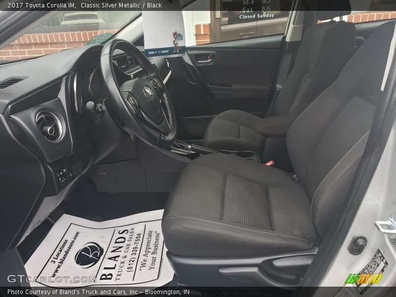 Classic Silver Metallic / Black 2017 Toyota Corolla iM