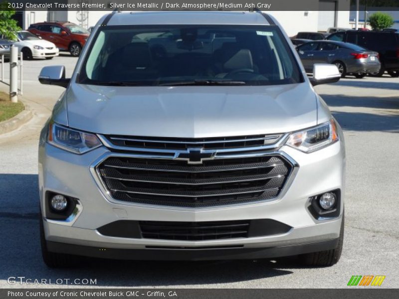 Silver Ice Metallic / Dark Atmosphere/Medium Ash Gray 2019 Chevrolet Traverse Premier
