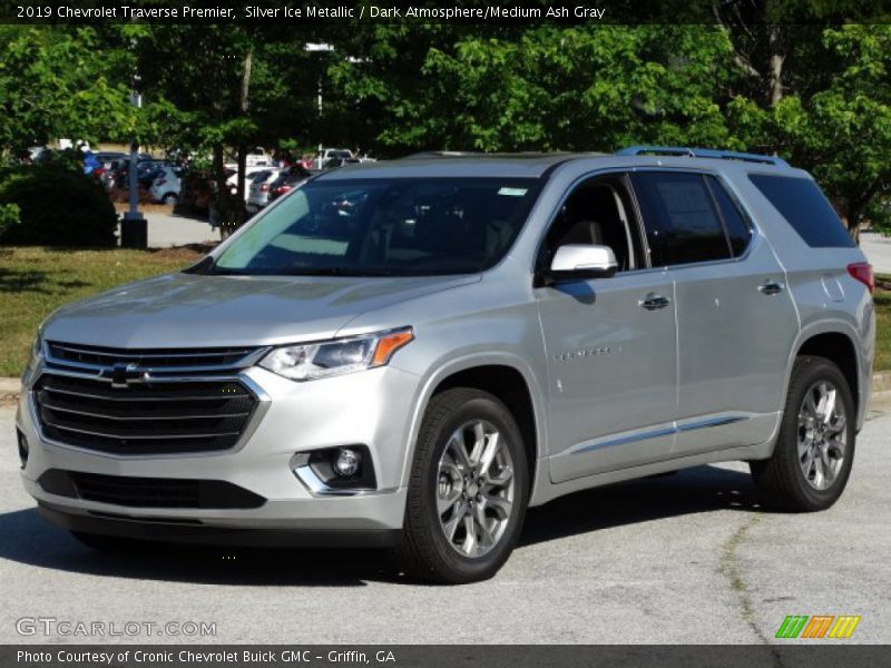 Silver Ice Metallic / Dark Atmosphere/Medium Ash Gray 2019 Chevrolet Traverse Premier