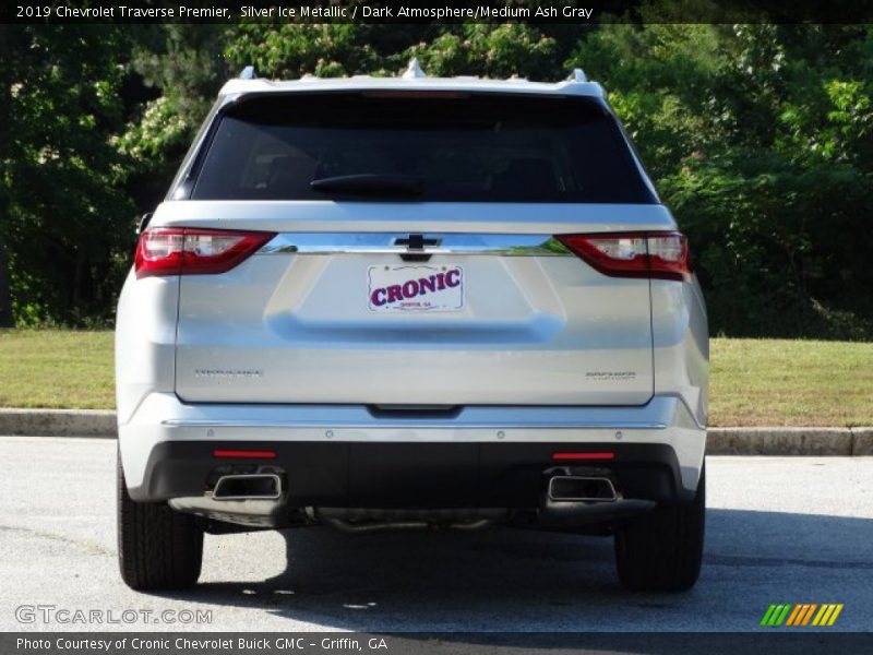 Silver Ice Metallic / Dark Atmosphere/Medium Ash Gray 2019 Chevrolet Traverse Premier