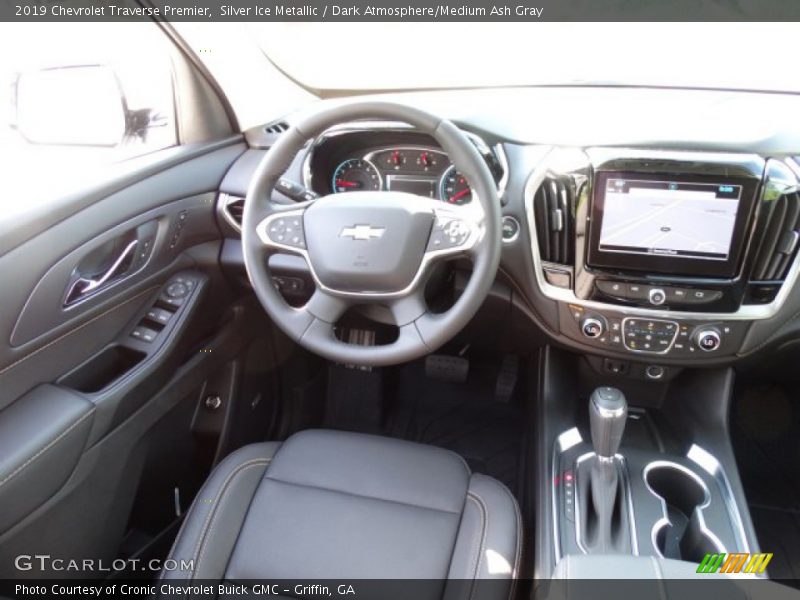 Silver Ice Metallic / Dark Atmosphere/Medium Ash Gray 2019 Chevrolet Traverse Premier