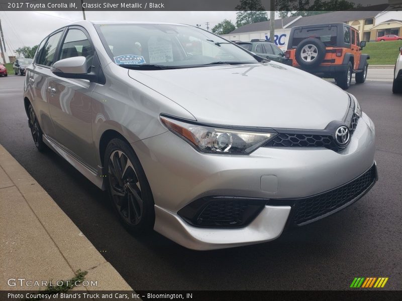Classic Silver Metallic / Black 2017 Toyota Corolla iM