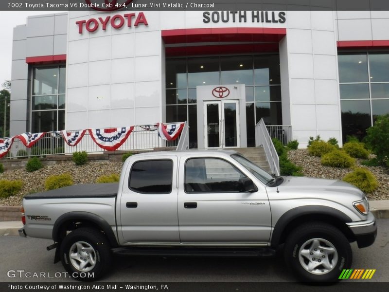 Lunar Mist Metallic / Charcoal 2002 Toyota Tacoma V6 Double Cab 4x4