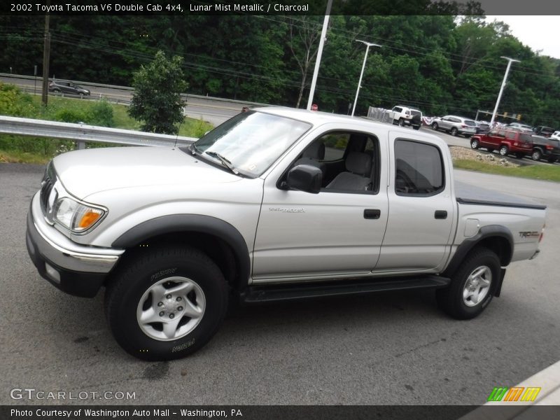 Lunar Mist Metallic / Charcoal 2002 Toyota Tacoma V6 Double Cab 4x4