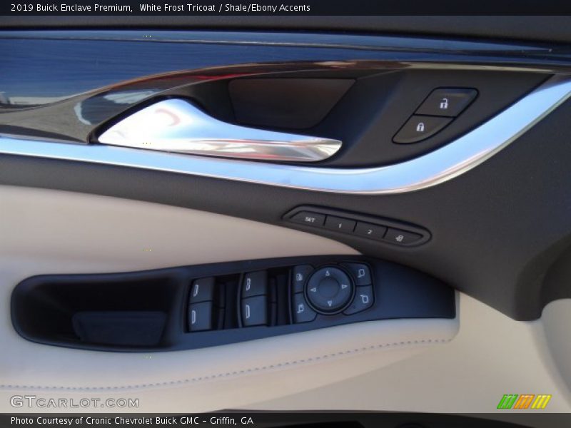 White Frost Tricoat / Shale/Ebony Accents 2019 Buick Enclave Premium