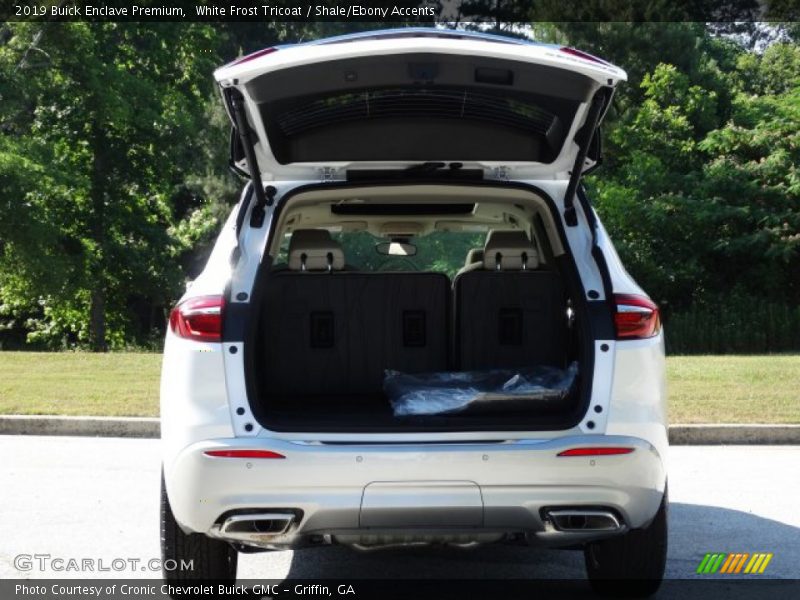 White Frost Tricoat / Shale/Ebony Accents 2019 Buick Enclave Premium