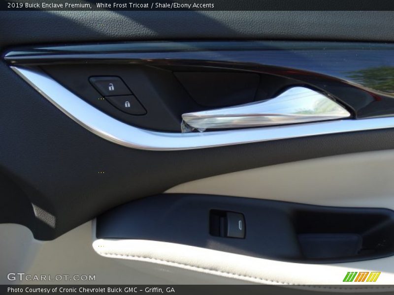 White Frost Tricoat / Shale/Ebony Accents 2019 Buick Enclave Premium