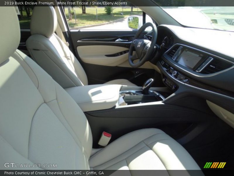 White Frost Tricoat / Shale/Ebony Accents 2019 Buick Enclave Premium