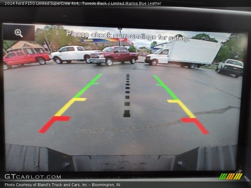 Tuxedo Black / Limited Marina Blue Leather 2014 Ford F150 Limited SuperCrew 4x4