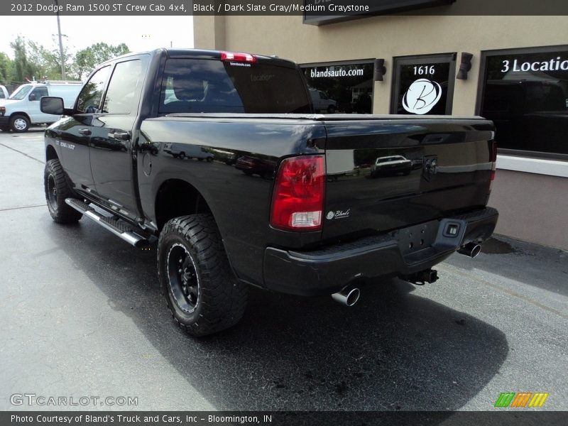 Black / Dark Slate Gray/Medium Graystone 2012 Dodge Ram 1500 ST Crew Cab 4x4