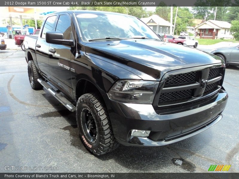 Black / Dark Slate Gray/Medium Graystone 2012 Dodge Ram 1500 ST Crew Cab 4x4