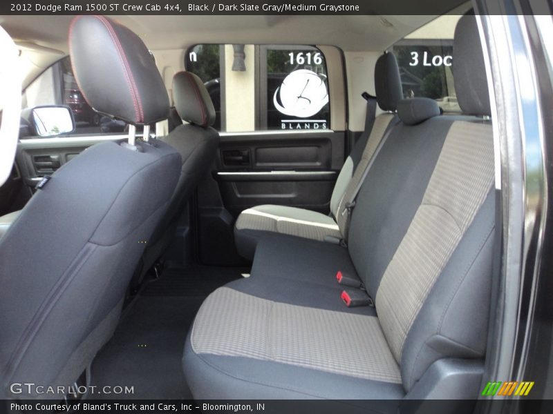 Black / Dark Slate Gray/Medium Graystone 2012 Dodge Ram 1500 ST Crew Cab 4x4