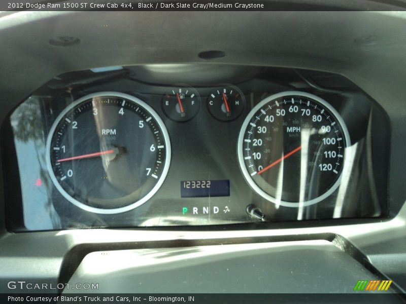 Black / Dark Slate Gray/Medium Graystone 2012 Dodge Ram 1500 ST Crew Cab 4x4