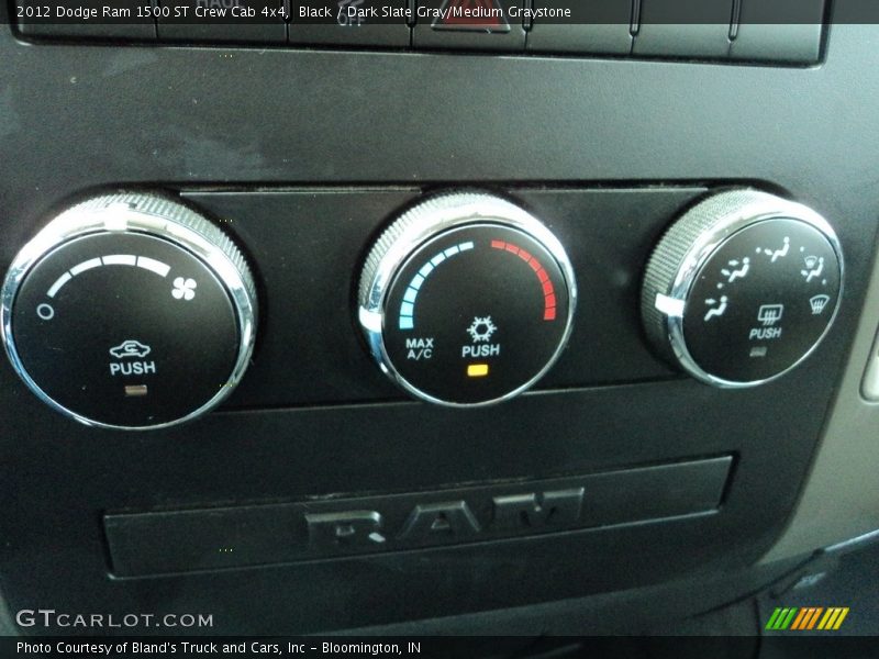 Black / Dark Slate Gray/Medium Graystone 2012 Dodge Ram 1500 ST Crew Cab 4x4