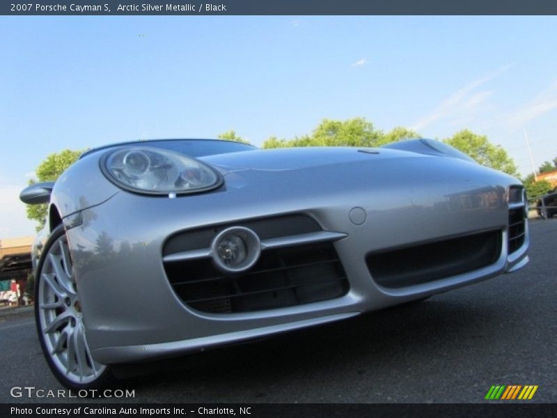 Arctic Silver Metallic / Black 2007 Porsche Cayman S