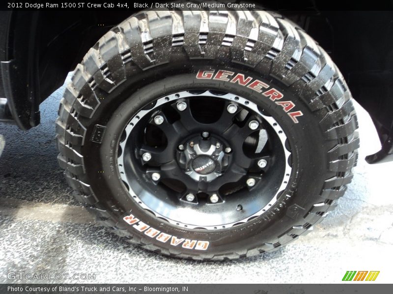 Black / Dark Slate Gray/Medium Graystone 2012 Dodge Ram 1500 ST Crew Cab 4x4