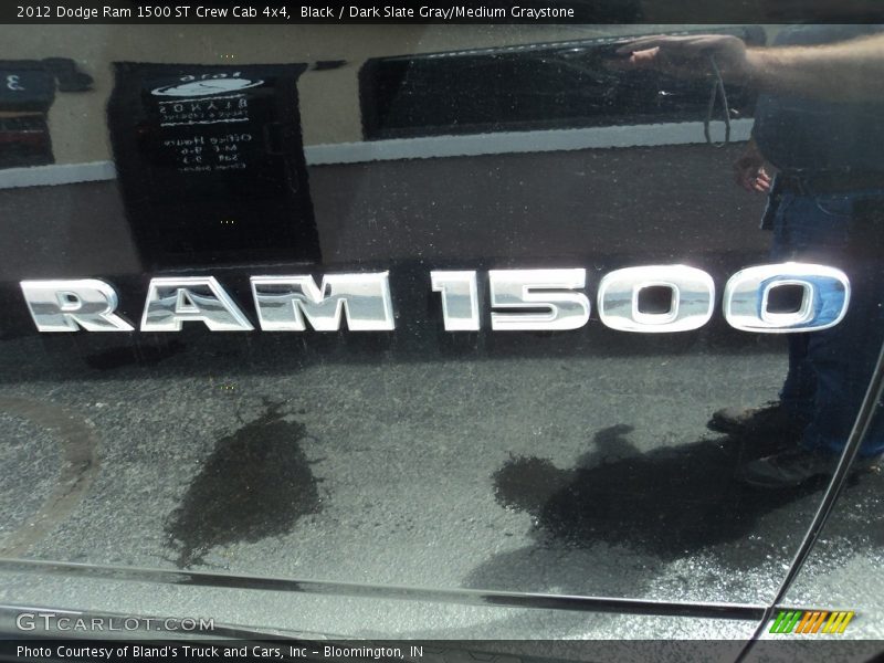 Black / Dark Slate Gray/Medium Graystone 2012 Dodge Ram 1500 ST Crew Cab 4x4