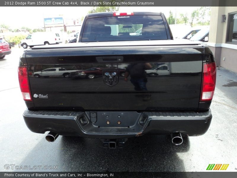Black / Dark Slate Gray/Medium Graystone 2012 Dodge Ram 1500 ST Crew Cab 4x4